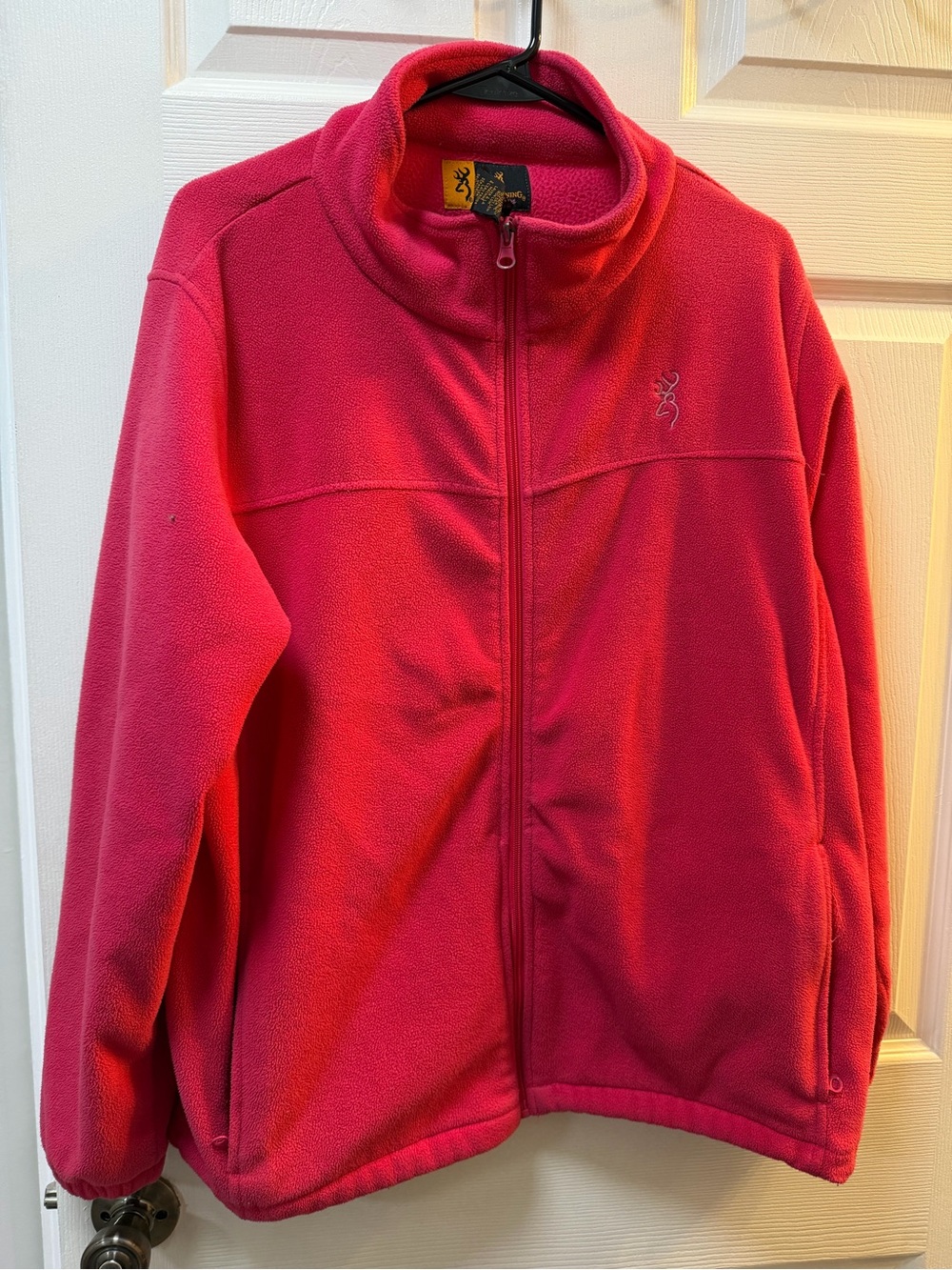 Browning Pink Full-Zip Fleece Jacket